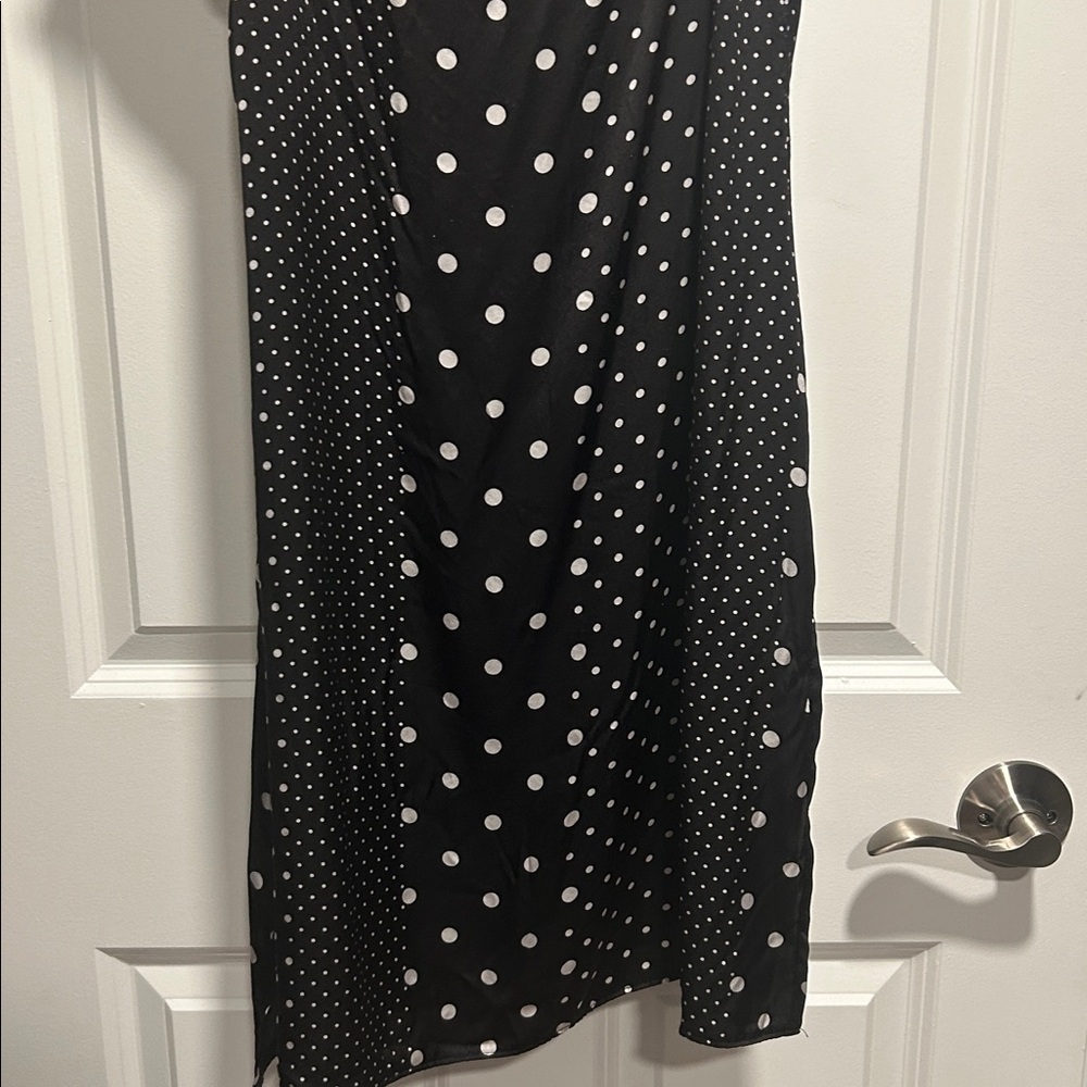 Else lingerie black and white polka dot chemise - Picture 3 of 6